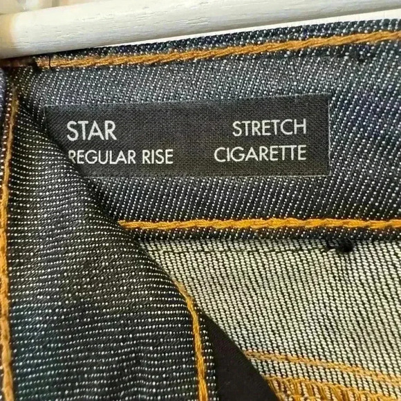 Buffalo David Bitton womens 26 Jeans Star Cigarette Slim leg dark denim NWT - Picture 5 of 11